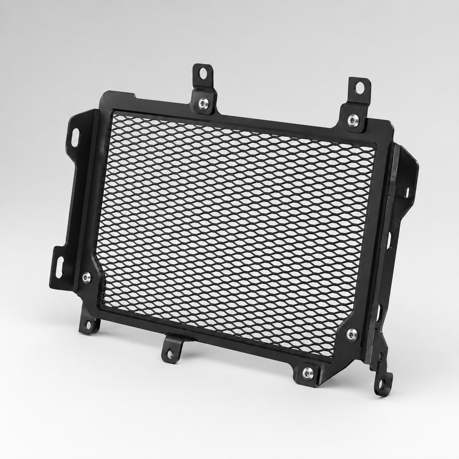 J Fab Yamaha R3 Radiator / Oil Cooler Guard concept rendering