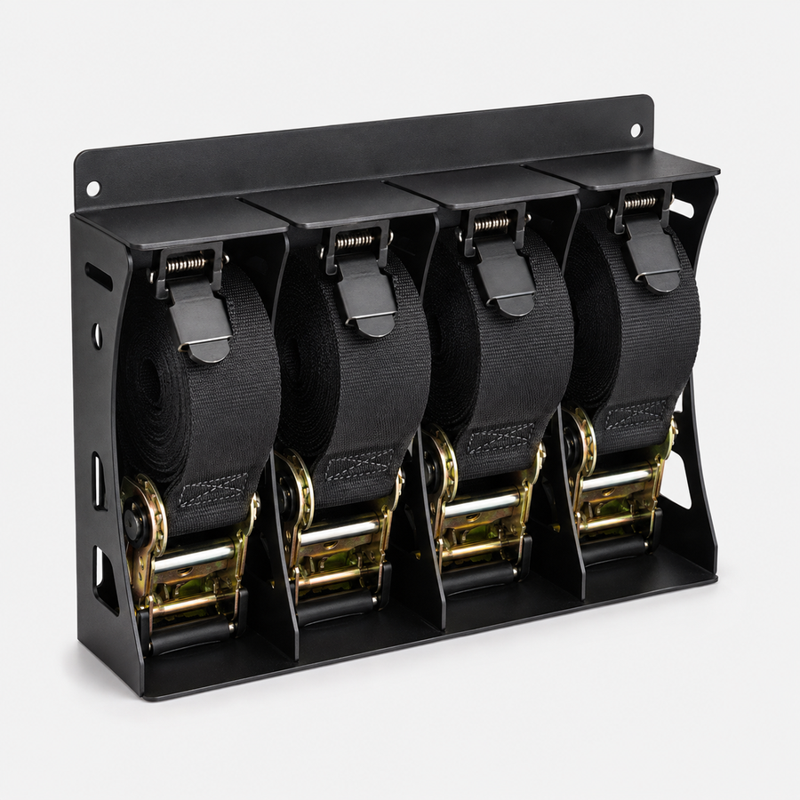 J Fab Positive-Retention Ratchet Strap Station concept rendering