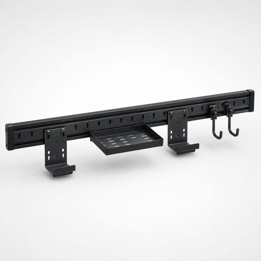 J Fab Modular Mechanic Cart Workstation Rail concept rendering